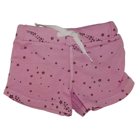 Star Print Mini Shorts- Pink - Ice Cream Castles
